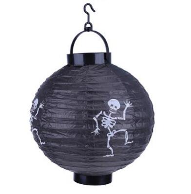 Halloween Decoration LED Paper Pumpkin Hanging Lantern Light Lamp Halloween Decorations