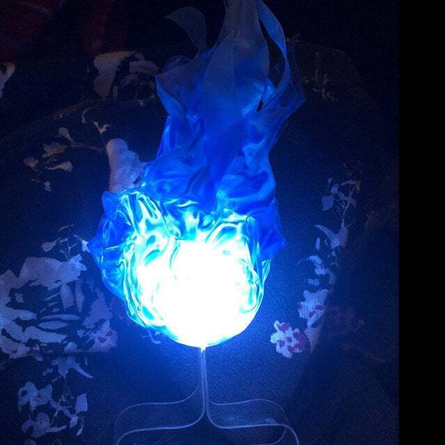 Halloween Floating Fireball Party Props Flame Decorative Lamp
